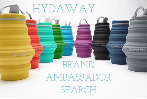 HYDAWAY Bottle Brand Ambassador