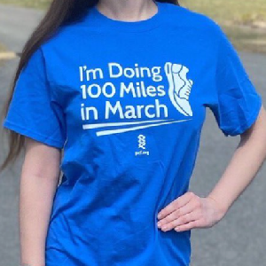Free I'm Doing 100 Miles in March T-Shirt