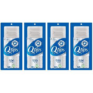 4-Packs of Q-tips Swabs Cotton