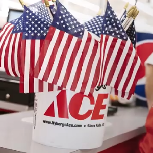 Free American Flag at Ace Hardware on 5/28