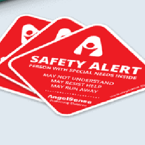 FREE Special Needs Safety Alert Stickers