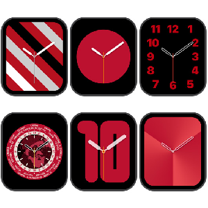 6 FREE (PRODUCT)RED Watch Faces