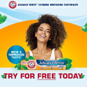 FREE Arm & Hammer Toothpaste Sample