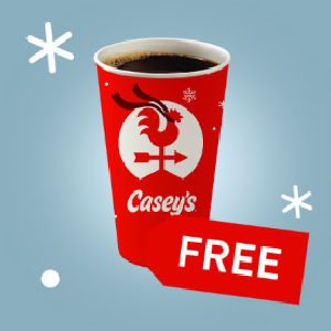 FREE Hot Beverage (any size!) at Casey's