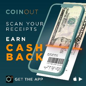 Scan your receipts Earn Cash back