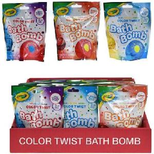 Pack of 4 Crayola Bath Bombs $7
