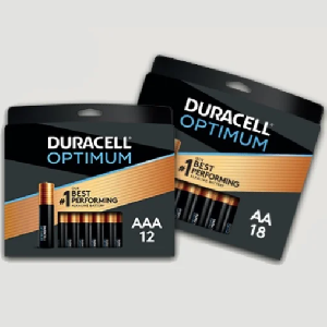 Free Duracell Optimum AA or AAA Batteries