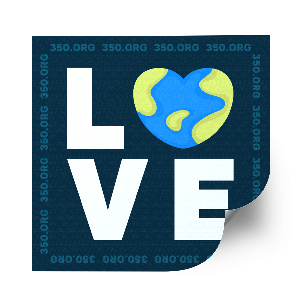 FREE Earth Month 'LOVE' Sticker