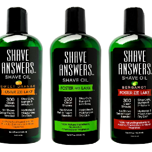FREE Shave Answers Shave Oil Sample