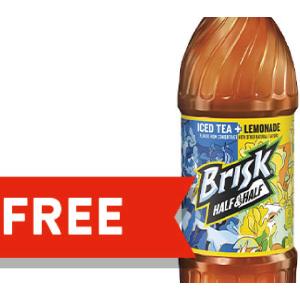 Free Brisk (1L) at Casey's General Store