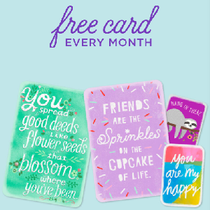 FREE Hallmark Greeting Card Every Month