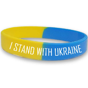 FREE 'I Stand With Ukraine' Wristband