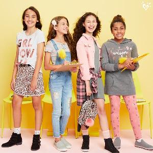 Justice Girls Back to School Clothing $2