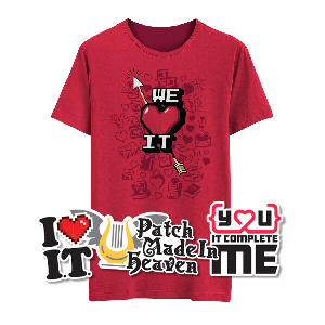 FREE We Love IT T-Shirt and Sticker Pack