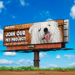 Put Your Pet on a FREE Lamar Billboard