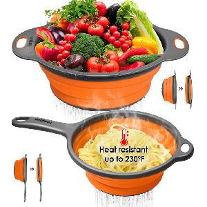 FREE Set of Collapsible Silicone Colanders
