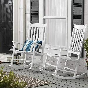 Mainstays Wood Porch Rocking Chair $63