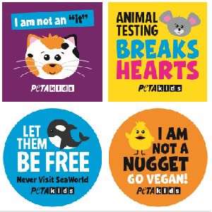 FREE Sheet of Cruelty-Free Animal Stickers