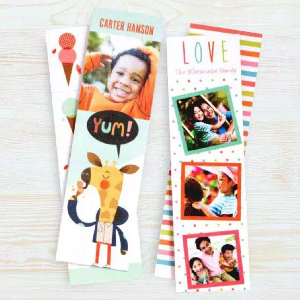 4 FREE Custom Photo Bookmarks