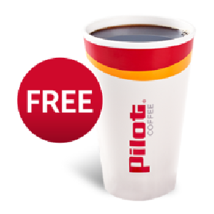FREE Hot or Iced Coffee at Pilot Flying J