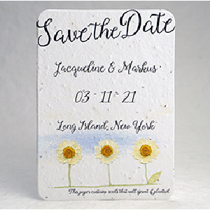 Free Seed Paper Wedding Invitation Samples