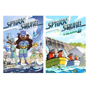 Free copies of the Spark Squad Comic Books