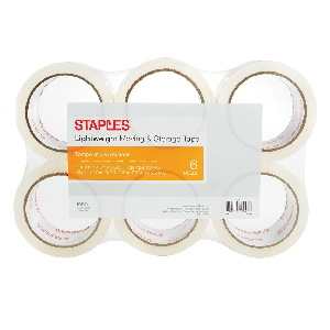 6 Rolls Of Staples Clear Tape  $7.69