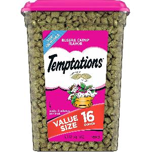 Temptations Cat Treats 16oz Tub $4.75