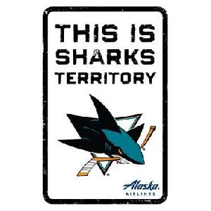FREE 'This is Sharks Territory' Mini Sign