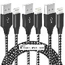 3pk 10ft iPhone Lightning Cables $4.89