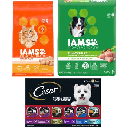 90% off Iams or Cesar Dog and Cat Food