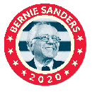 Free FDR-inspired Bernie 2020 Sticker