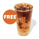 FREE Medium Iced Coffee at Dunkin'