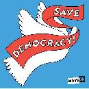 Free Save Democracy Bumper Sticker