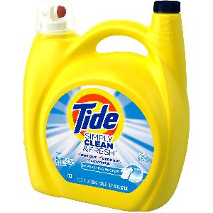 Free 138 oz bottle of Tide Detergent