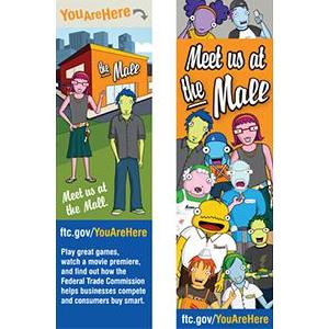 FREE You Are Here Bookmarks