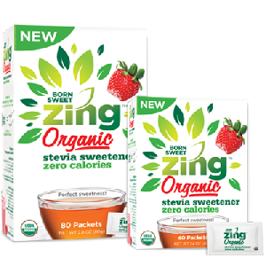 FREE Zing Organic Stevia Sweetener Samples